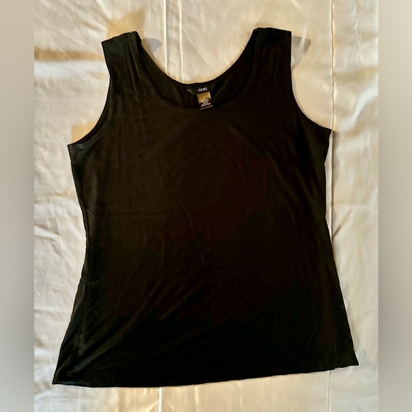 Fiore Tops - Fiore Top Size Large, Black, Rayon and Spandex, Light and stretchy